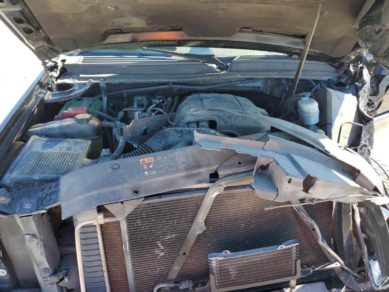 2012 Chevrolet Tahoe VIN 1GNSCCE00CR294260 Copart auction photo, front end / side damage thumbnail 12