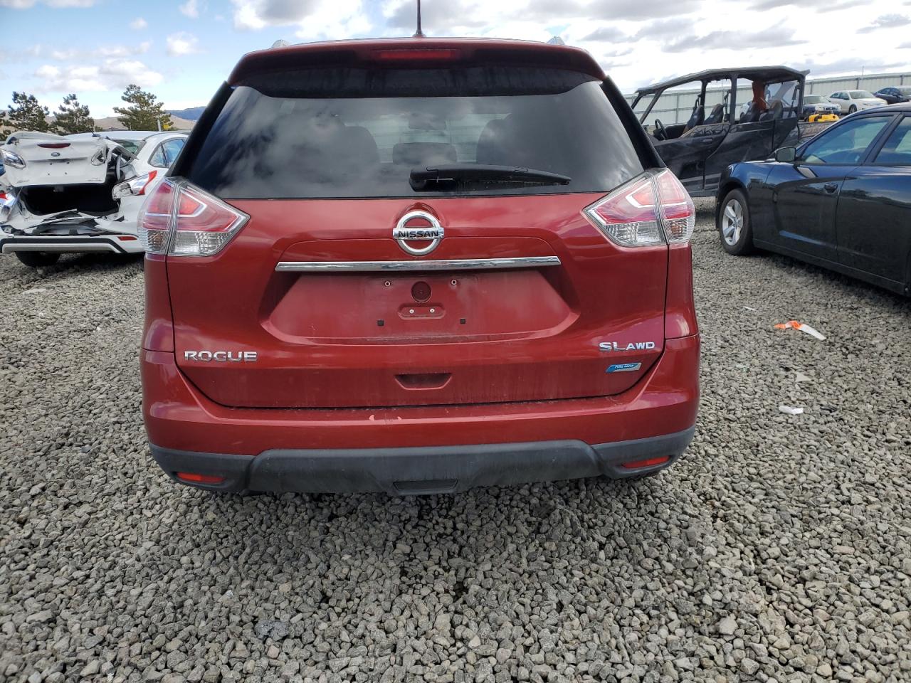 2014 Nissan Rogue VIN 5N1AT2MV6EC750386 Copart auction photo, front end / minor dent/scratches damage thumbnail 6