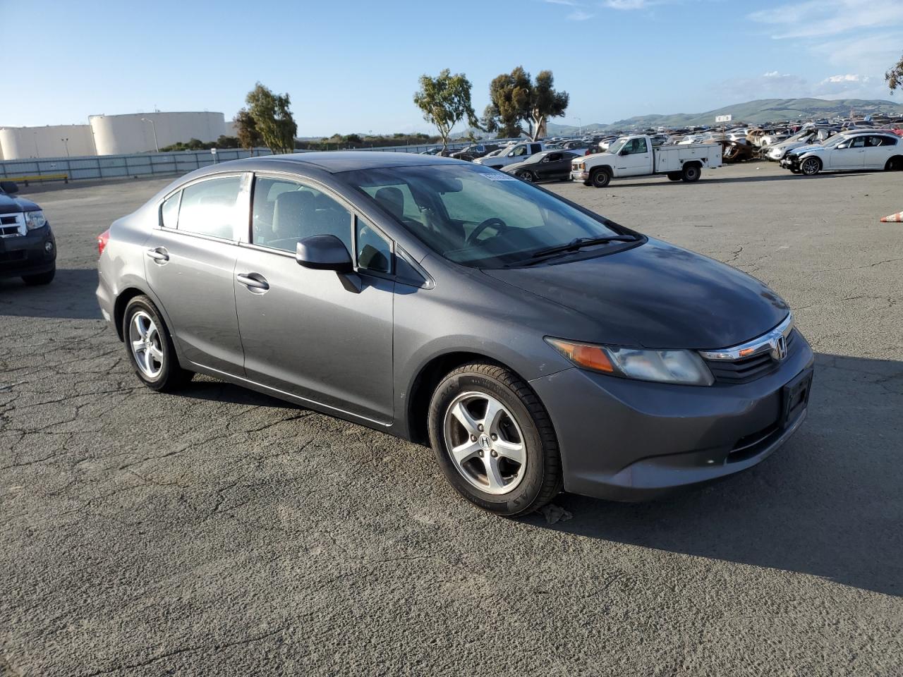 2012 Honda Civic VIN 19XFB5F58CE002174 Copart auction photo, mechanical damage thumbnail 4