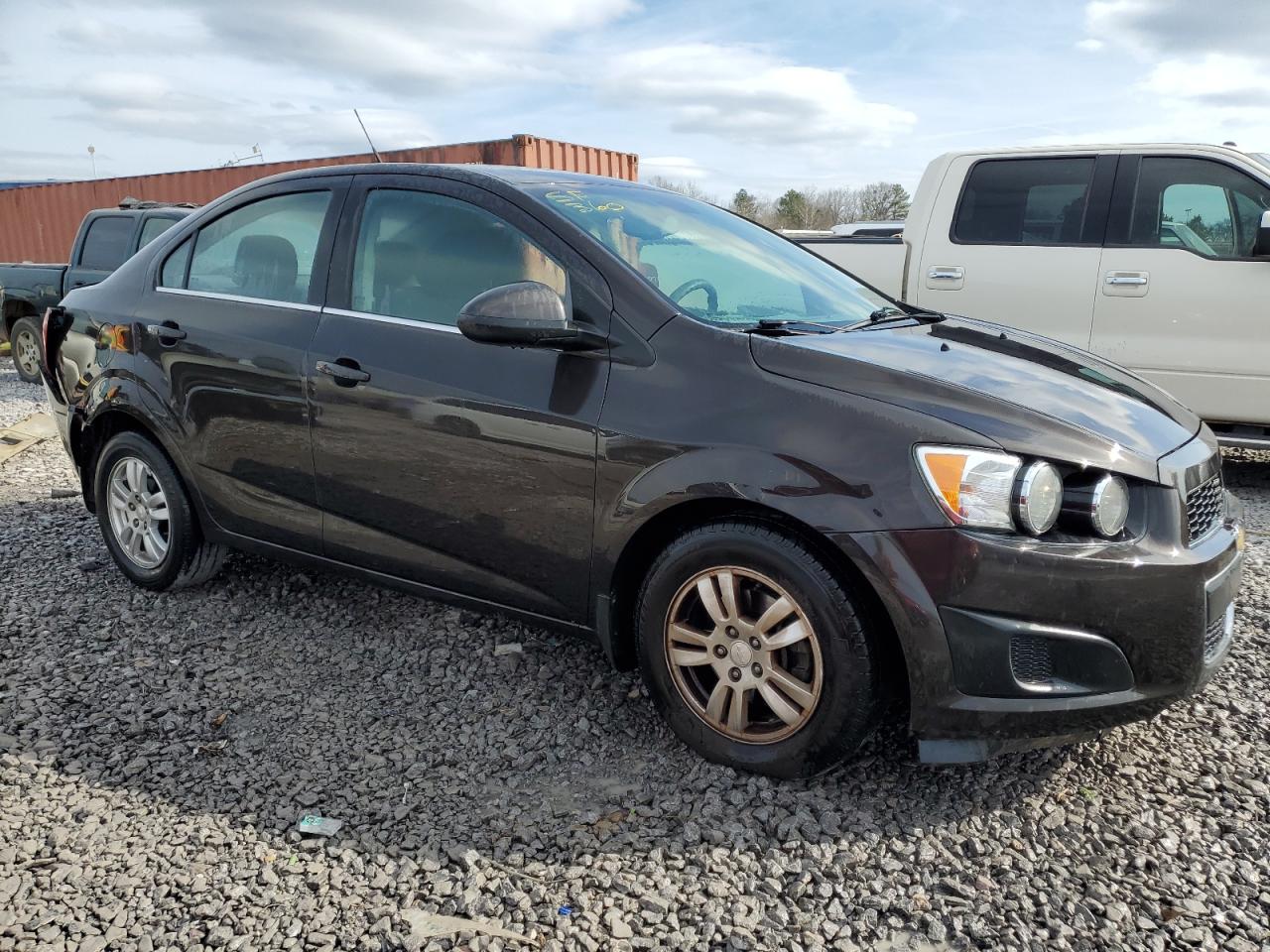 2013 Chevrolet Sonic VIN 1G1JC5SH0D4217163 Copart auction photo, rear end damage thumbnail 4