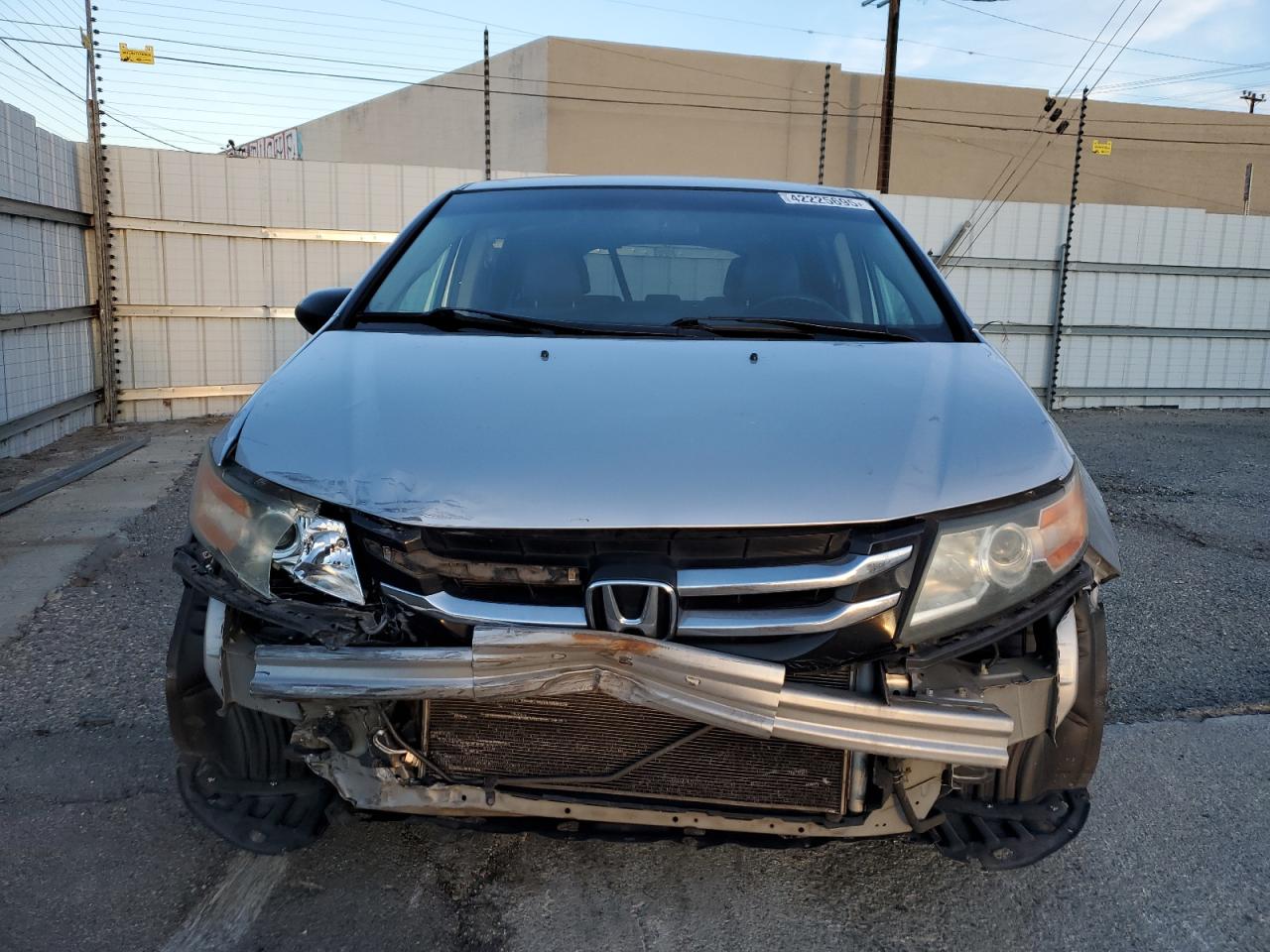 2015 Honda Odyssey VIN 5FNRL5H27FB059445 Copart auction photo, all over damage thumbnail 5