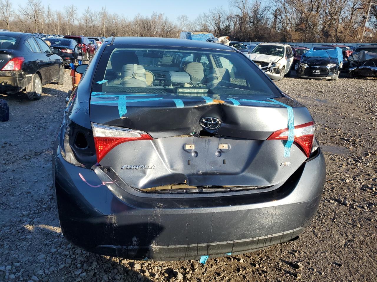 2016 Toyota Corolla VIN 5YFBURHE7GP403491 Copart auction photo, all over / rear end damage thumbnail 6