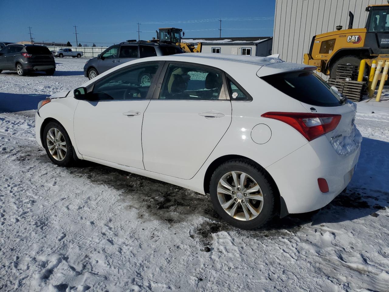 2013 Hyundai Elantra VIN KMHD35LE4DU139538 Copart auction photo, front end / rear end damage thumbnail 2