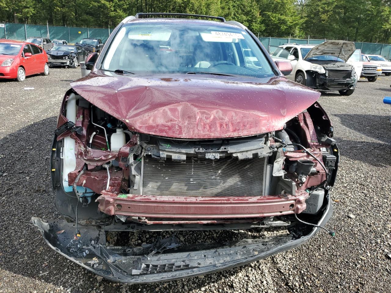 2016 Honda CR-V VIN 2HKRM4H52GH680922 Copart auction photo, front end damage thumbnail 5