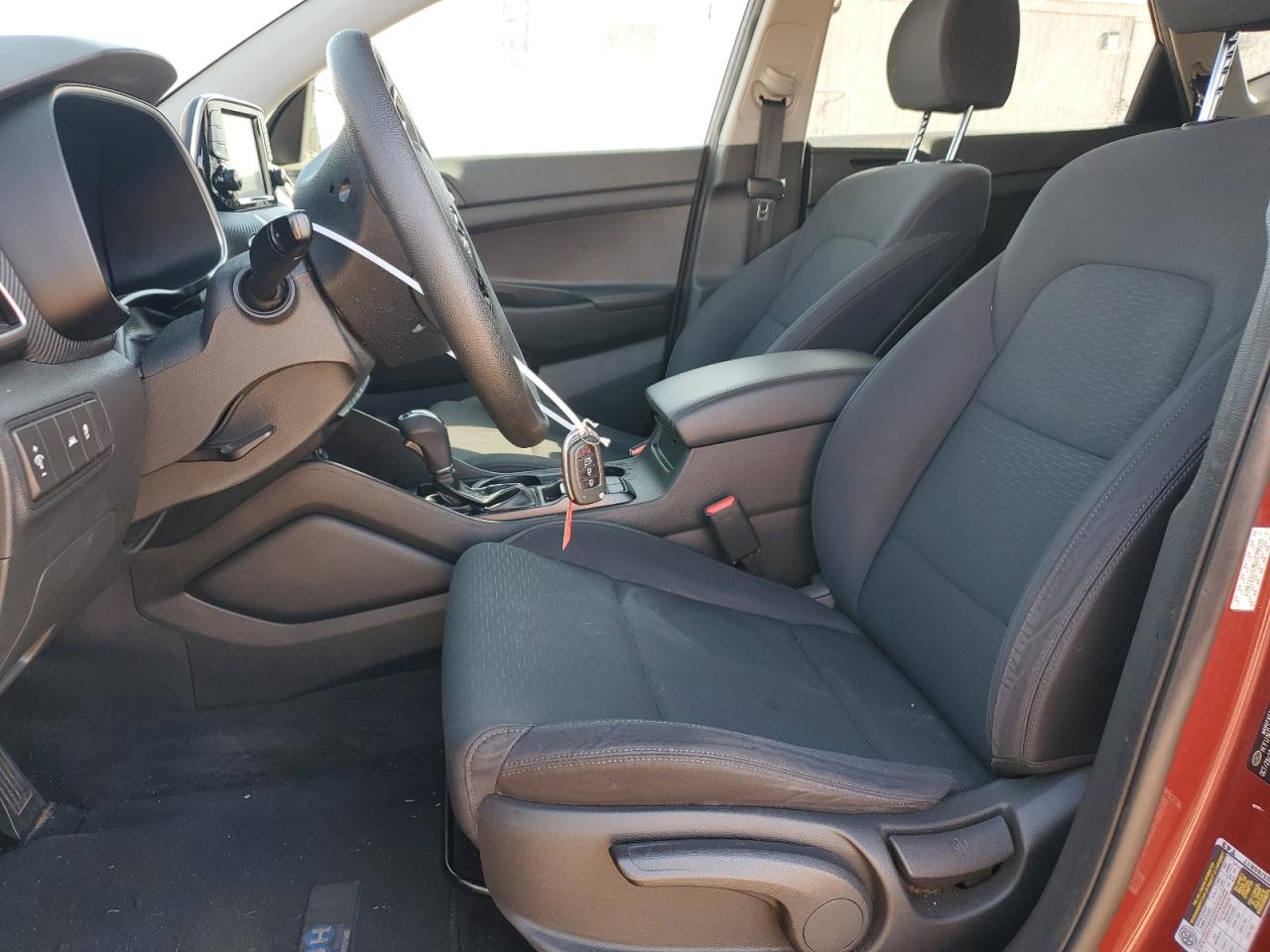 2019 Hyundai Tucson VIN KM8J23A42KU879932 Copart auction photo, front end / mechanical damage thumbnail 7