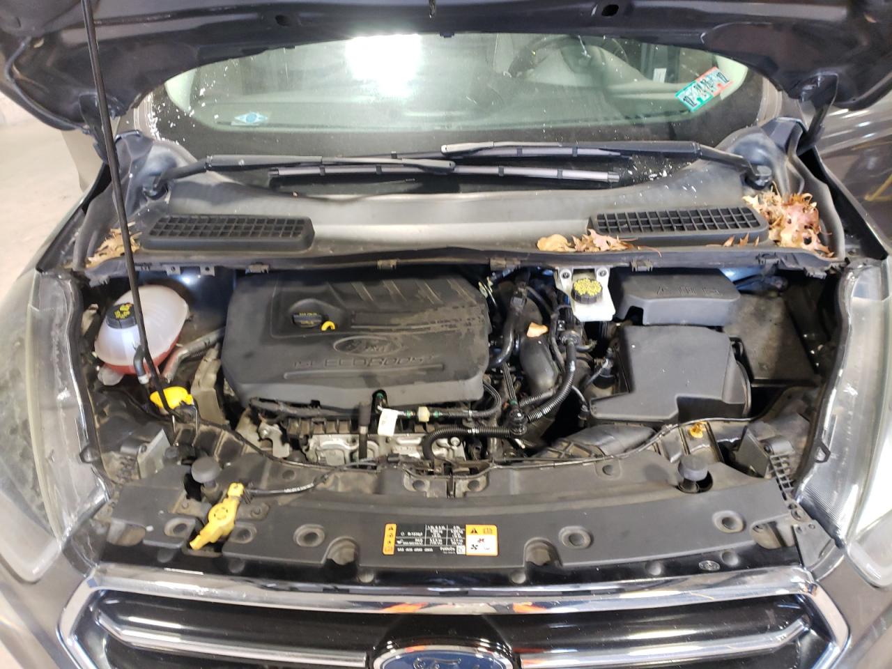 2017 Ford Escape VIN 1FMCU9JDXHUF01100 Copart auction photo, vandalism / front end damage thumbnail 12