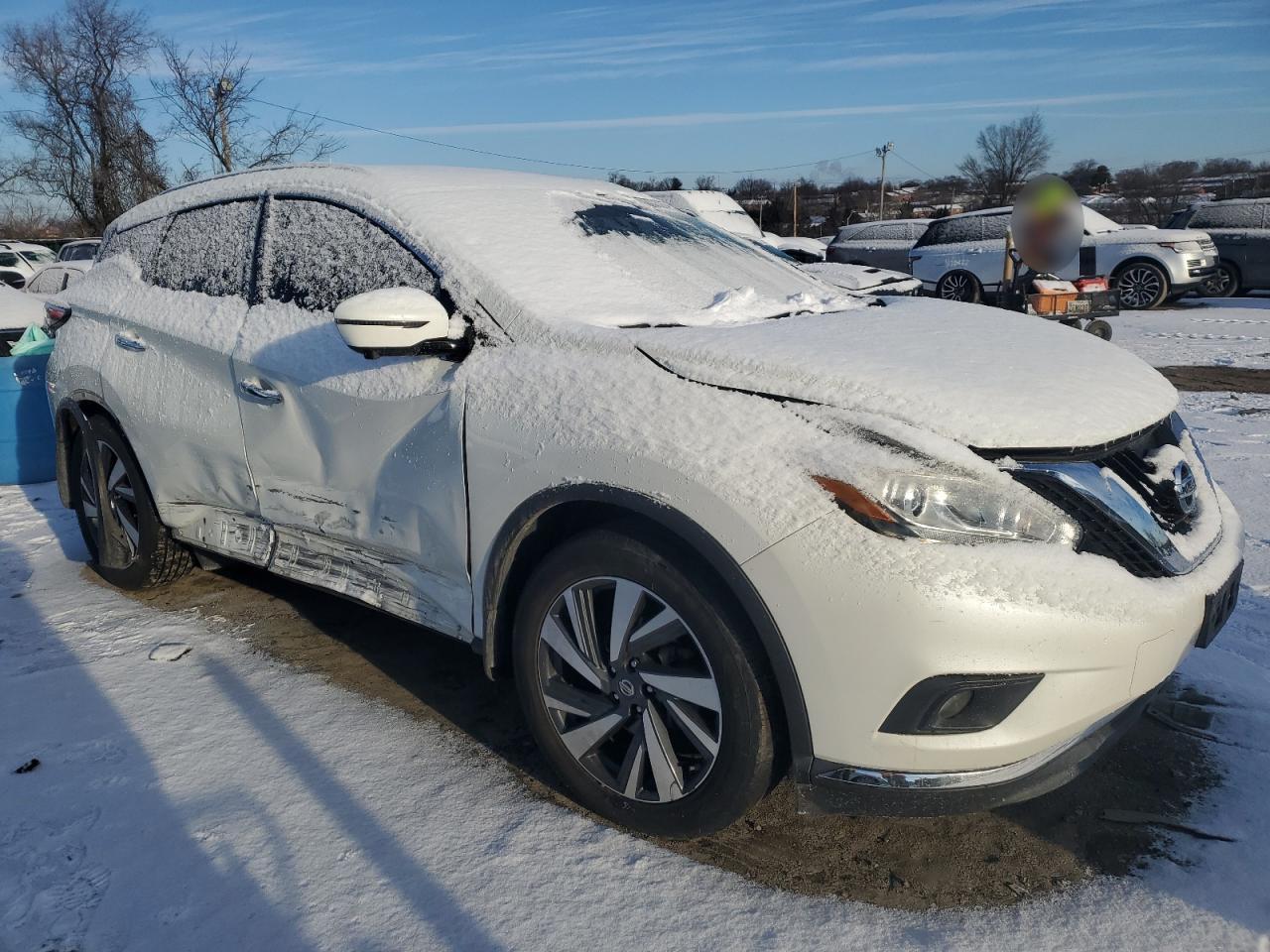 2017 Nissan Murano VIN 5N1AZ2MH3HN192398 Copart auction photo, side damage thumbnail 4