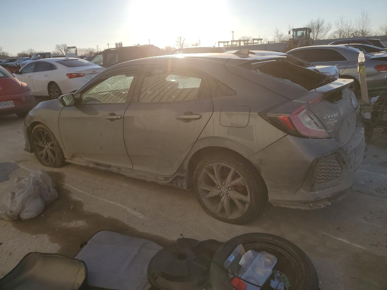 2017 Honda Civic VIN SHHFK7H49HU207406 Copart auction photo, rear end / minor dent/scratches damage thumbnail 2