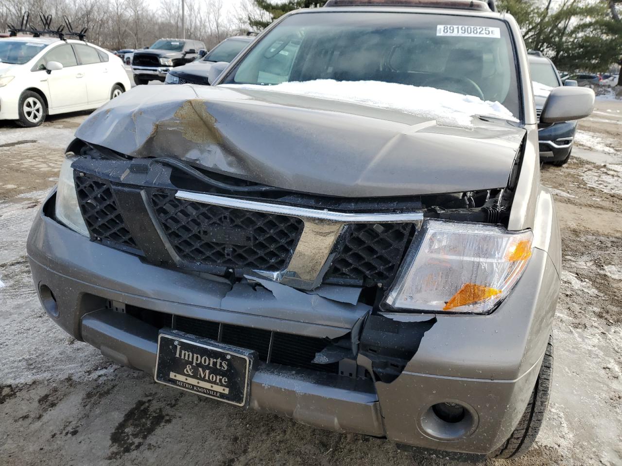 2007 Nissan Pathfinder VIN 5N1AR18W37C627434 Copart auction photo, front end damage thumbnail 5
