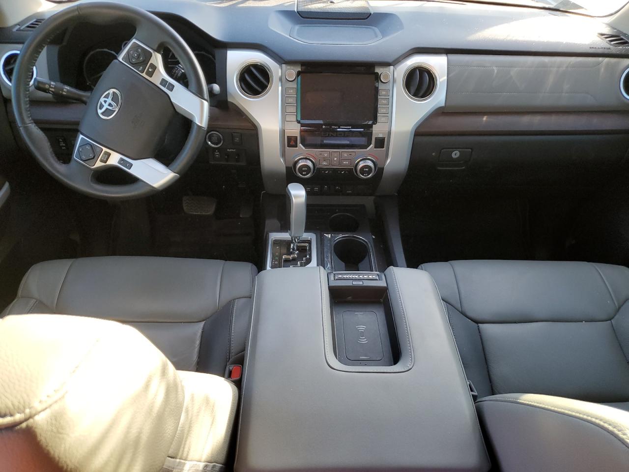 2021 Toyota Tundra VIN 5TFSY5F17MX295559 Copart auction photo, top/roof / all over damage thumbnail 8
