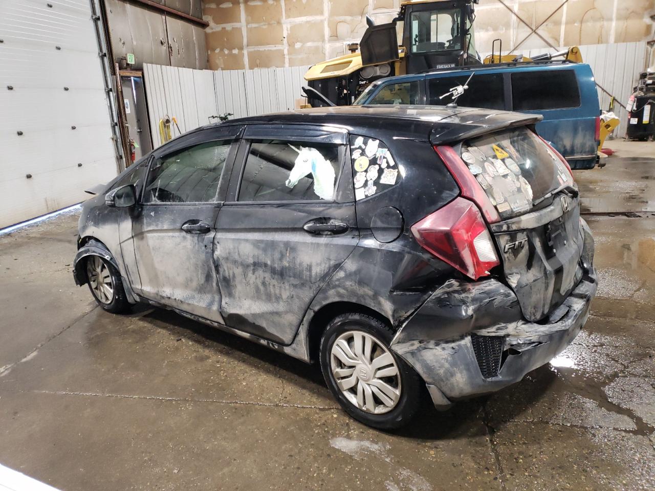 2015 Honda Fit VIN 3HGGK5H56FM768157 Copart auction photo, all over damage thumbnail 2