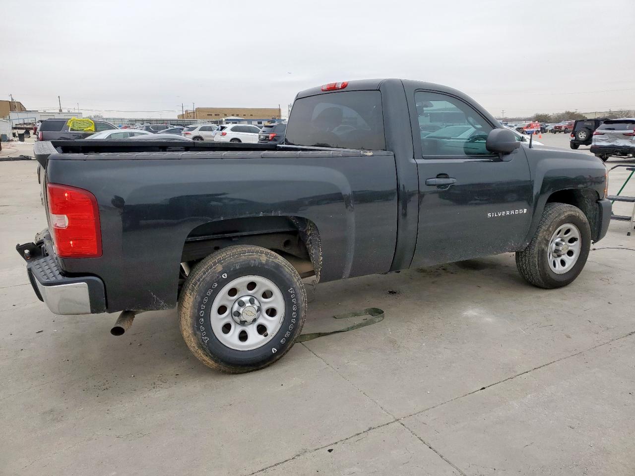2009 Chevrolet Silverado VIN 1GCEC14X89Z258477 Copart auction photo, rear end / undercarriage damage thumbnail 3