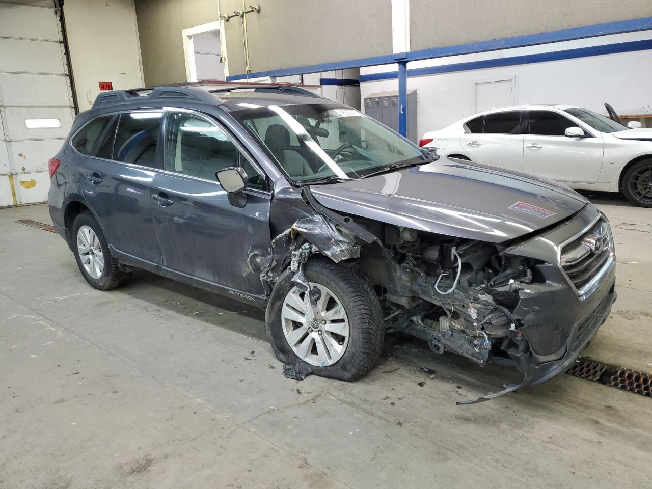 2019 Subaru Outback VIN 4S4BSAFC2K3391014 Copart auction photo, front end / side damage thumbnail 4