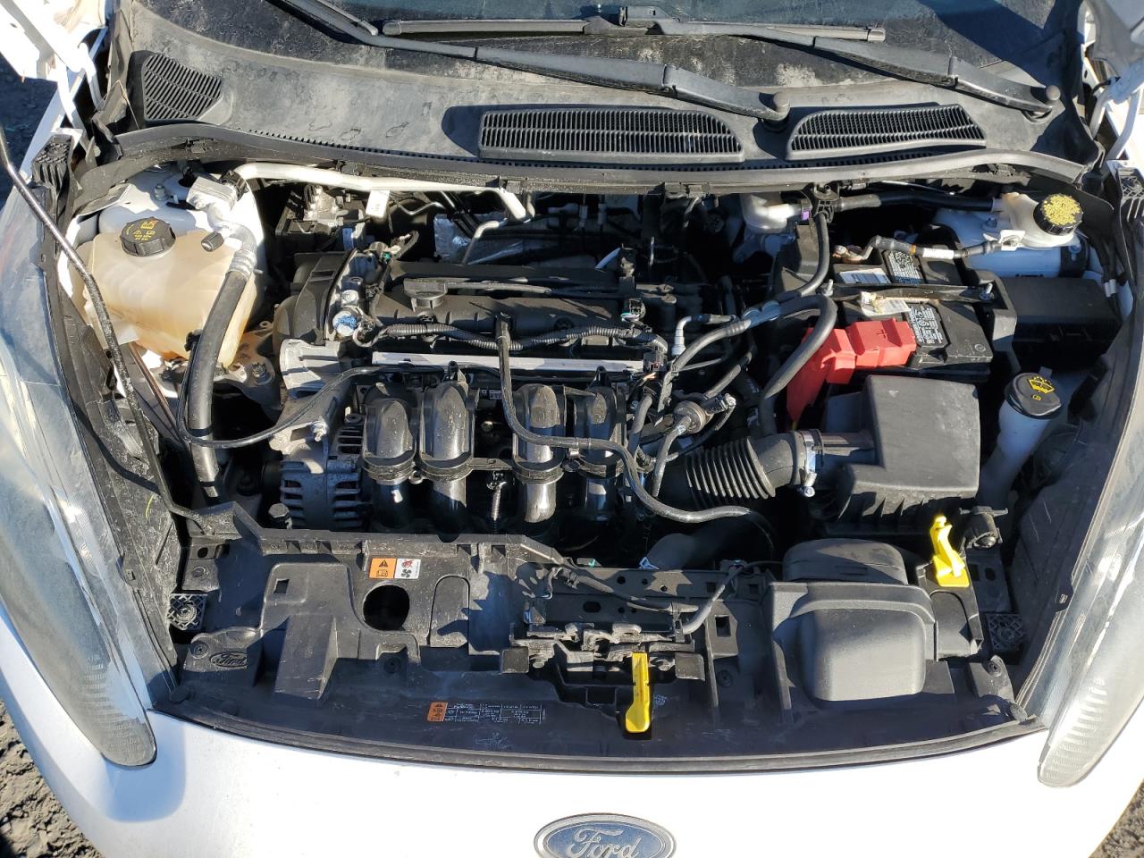 2016 Ford Fiesta VIN 3FADP4TJ2GM170172 Copart auction photo, side damage thumbnail 11