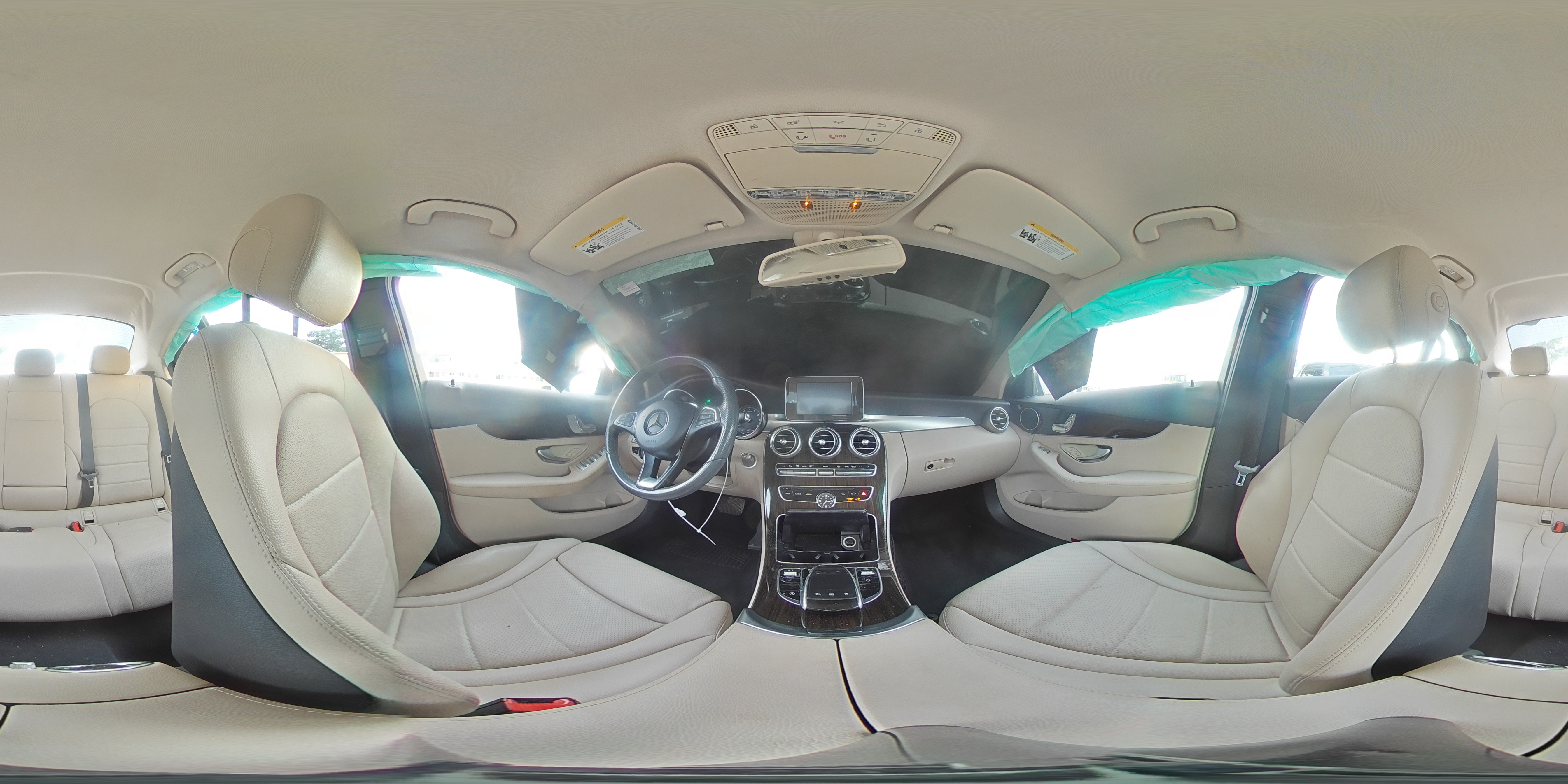 2015 Mercedes-Benz C-klasse VIN 55SWF4JB4FU073087 Copart auction photo, front end / minor dent/scratches damage thumbnail 14