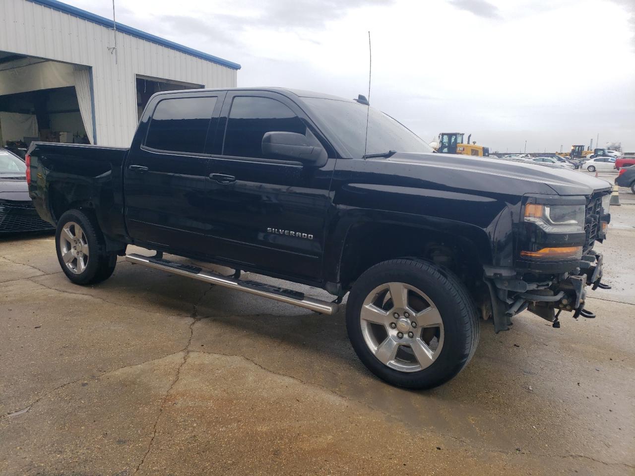 2018 Chevrolet Silverado VIN 3GCUKREC7JG115971 Copart auction photo, all over damage thumbnail 4