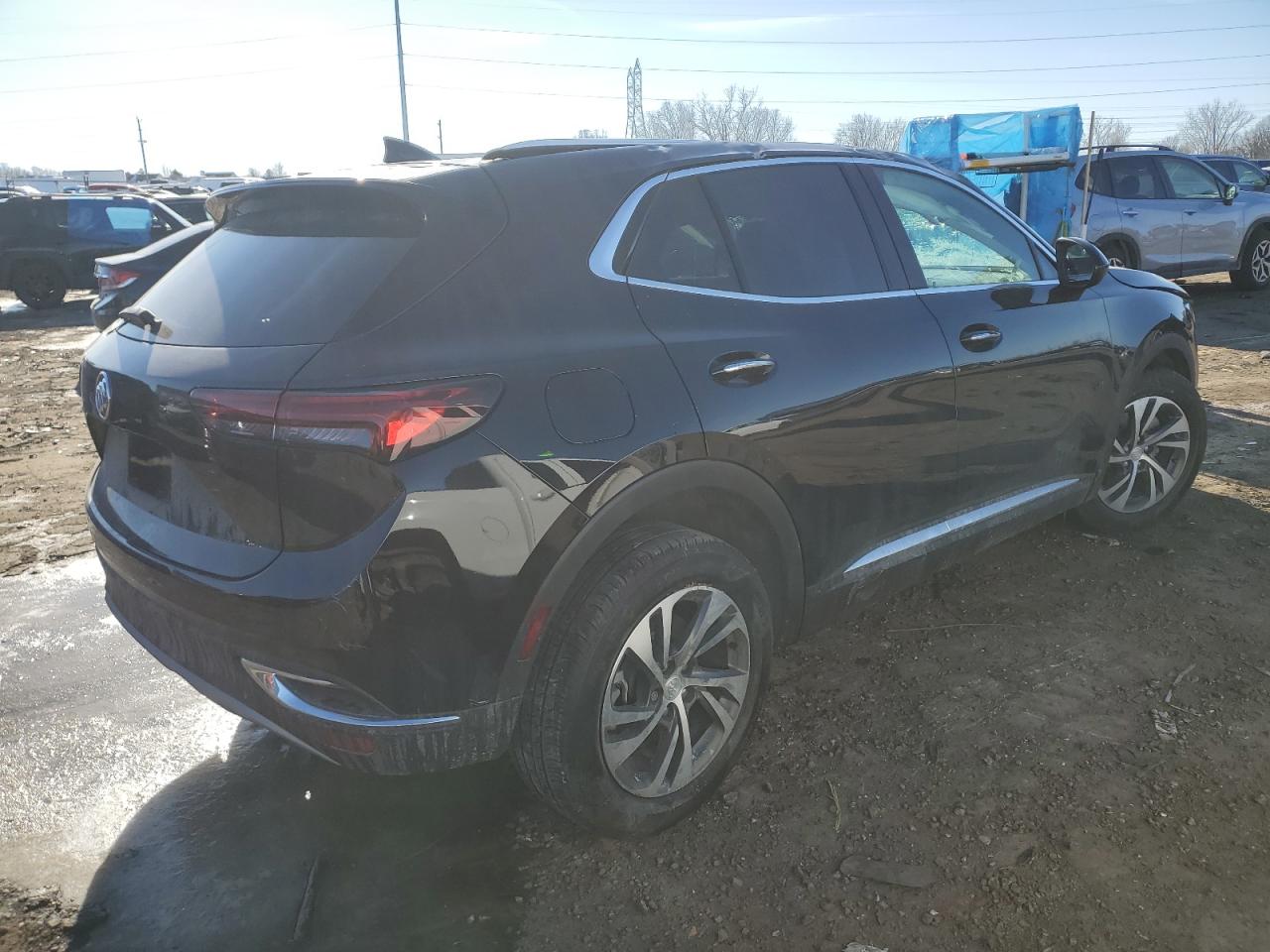 2021 Buick Envision VIN LRBFZNR48MD084472 Copart auction photo, front end / undercarriage damage thumbnail 3