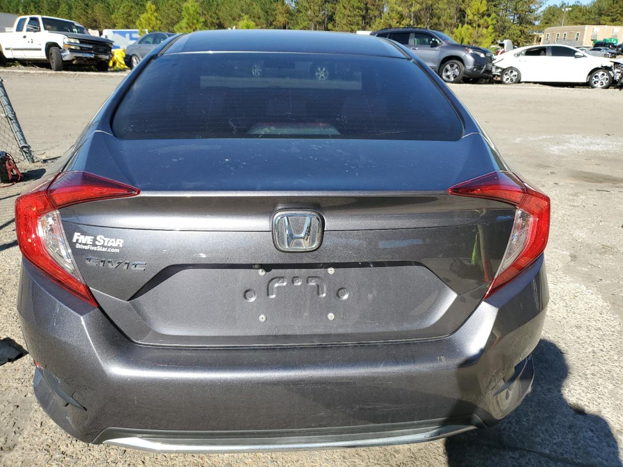 2020 Honda Civic VIN 19XFC2F6XLE003265 Copart auction photo, front end damage thumbnail 6