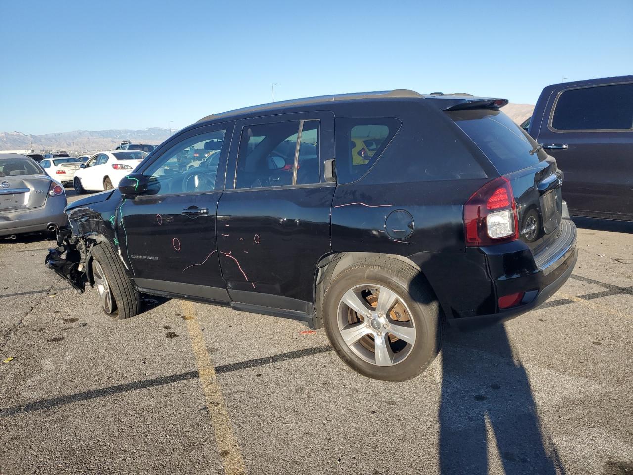 2016 Jeep Compass VIN 1C4NJDEB7GD795412 Copart auction photo, front end damage thumbnail 2