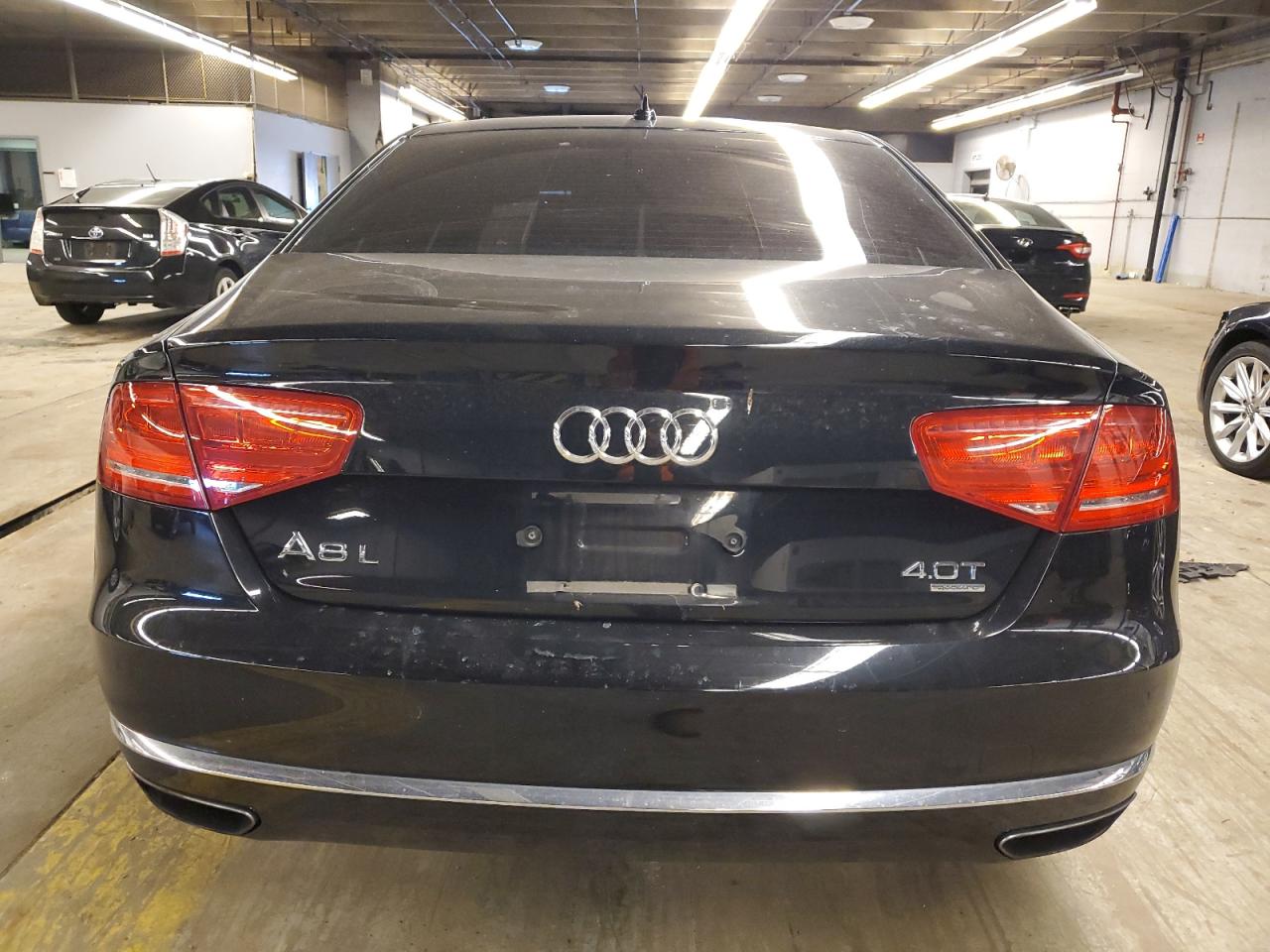 2014 Audi A8 VIN WAUR2AFD3EN007551 Copart auction photo, front end damage thumbnail 6