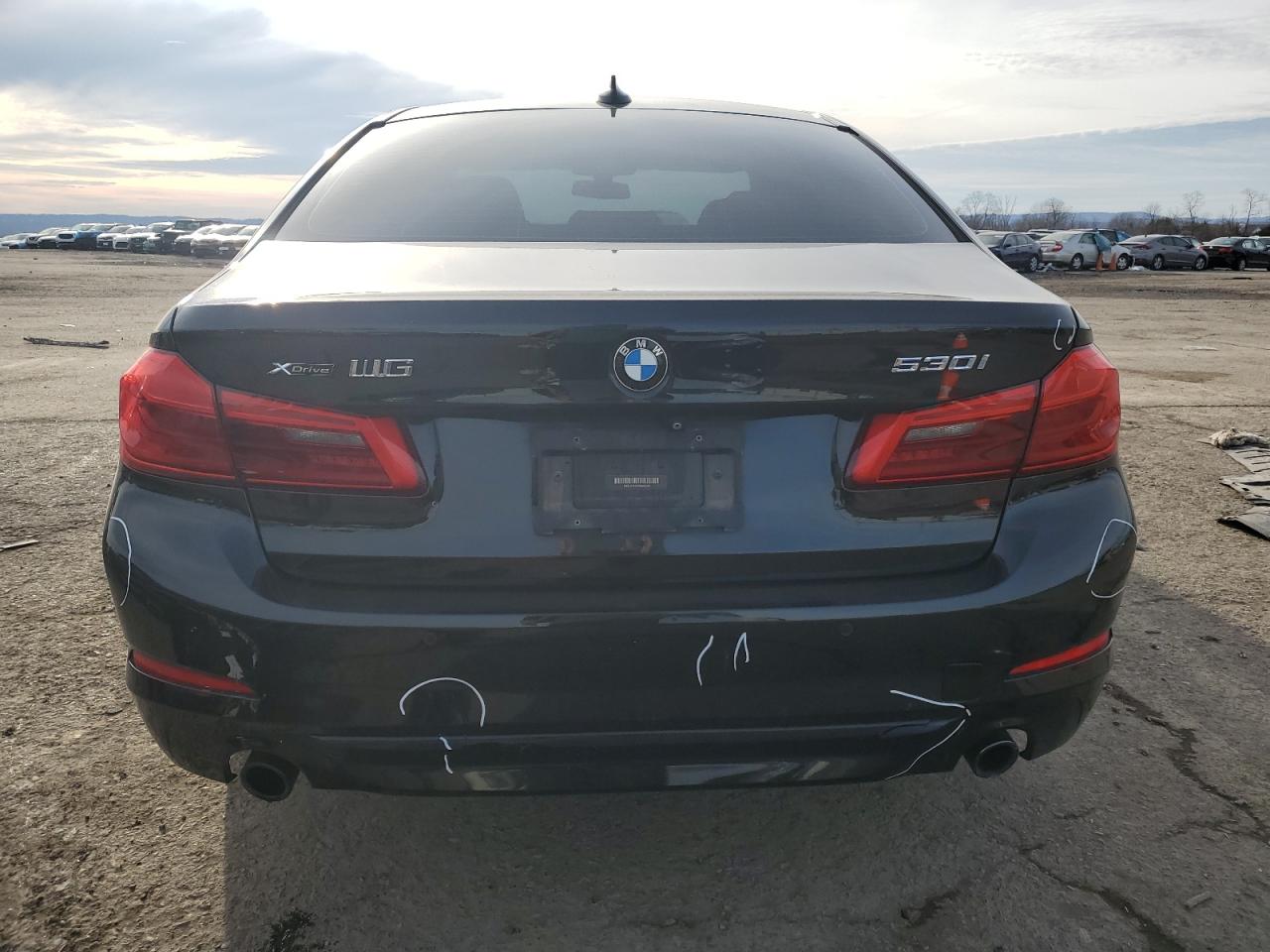 2017 BMW 5er VIN WBAJA7C3XHG905295 Copart auction photo, front end / side damage thumbnail 6