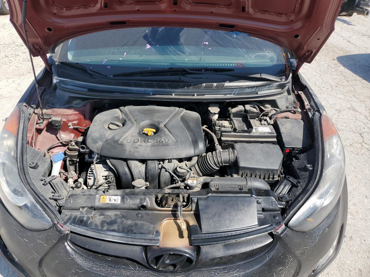 2013 Hyundai Elantra VIN 5NPDH4AE0DH420183 Copart auction photo, all over / minor dent/scratches damage thumbnail 11