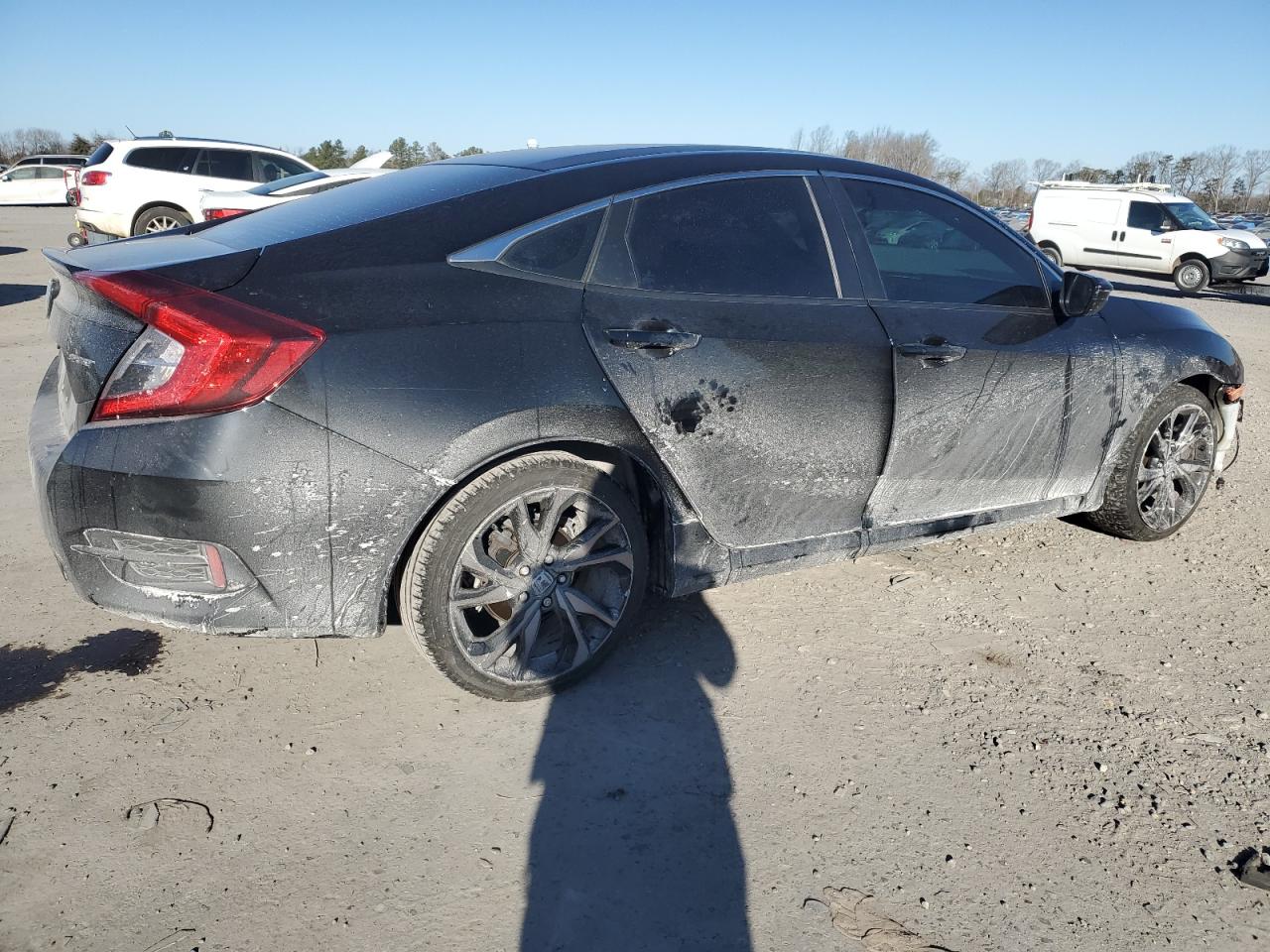 2021 Honda Civic VIN 2HGFC2F84MH505746 Copart auction photo, front end damage thumbnail 3