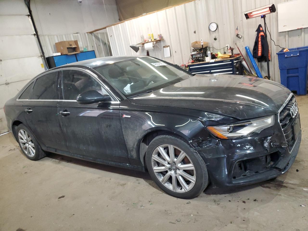 2015 Audi A6 VIN WAUFGAFC5FN013221 Copart auction photo, front end / minor dent/scratches damage thumbnail 4