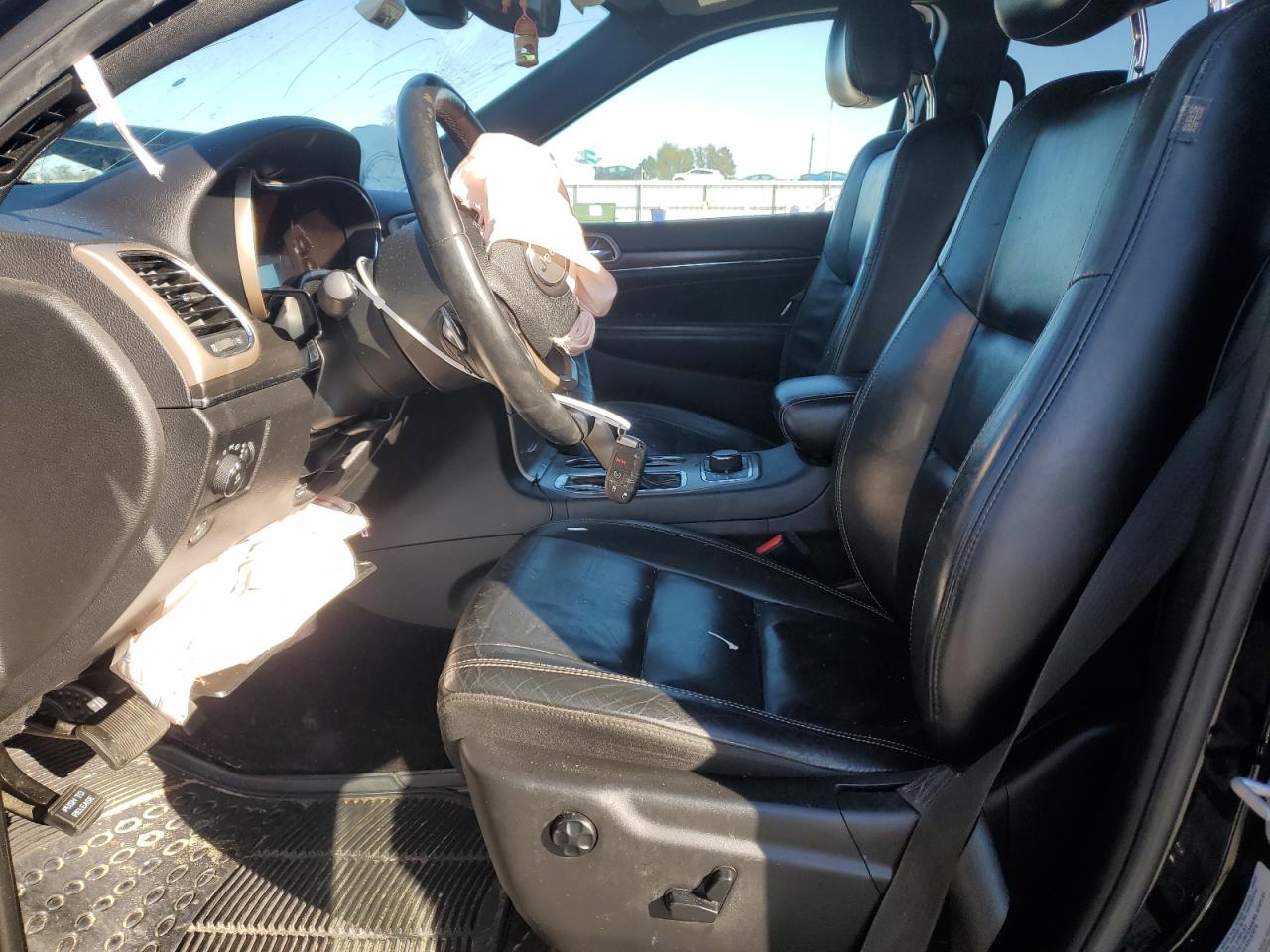 2017 Jeep Grand Cherokee VIN 1C4RJFBG3HC836669 Copart auction photo, front end / side damage thumbnail 7