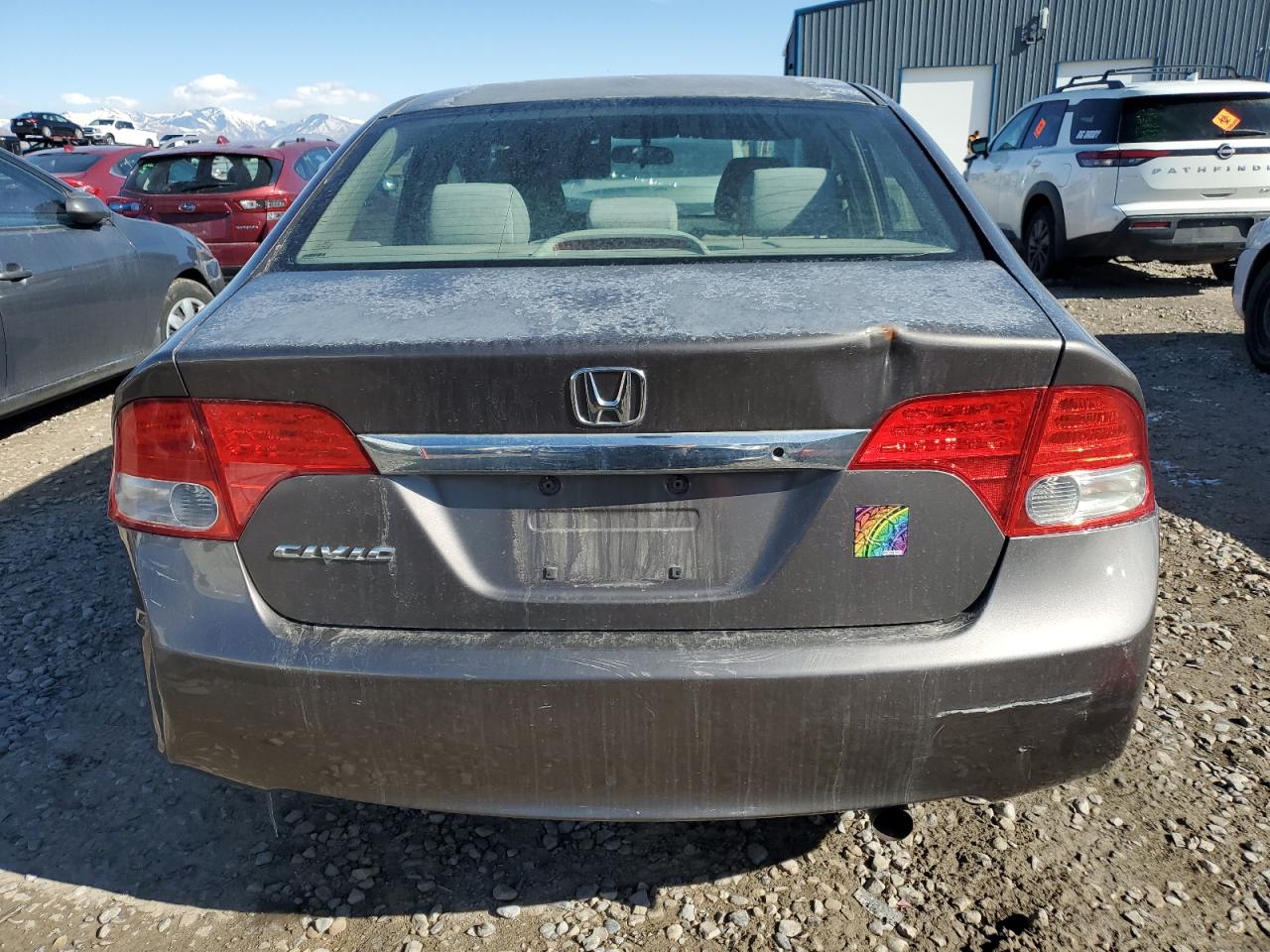 2010 Honda Civic VIN 2HGFA1F5XAH587368 Copart auction photo, all over damage thumbnail 6