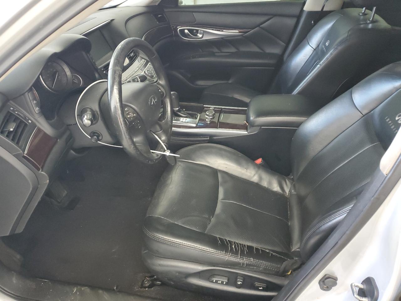 2012 Infiniti M VIN JN1BY1AP8CM333985 Copart auction photo, rear end / front end damage thumbnail 7