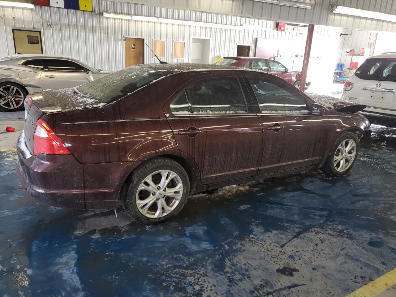 2012 Ford Fusion VIN 3FAHP0HA6CR185581 Copart auction photo, front end damage thumbnail 3