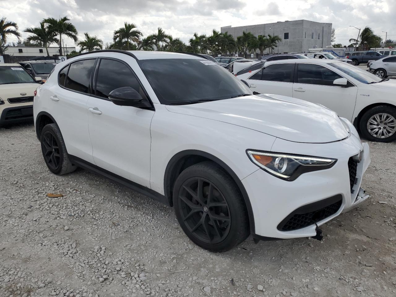 2020 Alfa Romeo Stelvio VIN ZASPAJAN7L7C86069 Copart auction photo, front end damage thumbnail 4