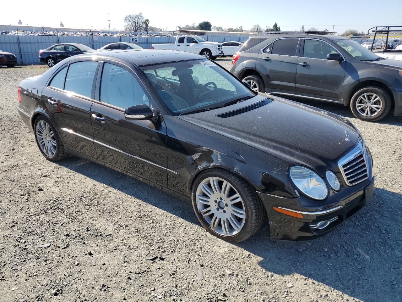 2008 Mercedes-Benz E-klasse VIN WDBUF56X98B347701 Copart auction photo, front end damage thumbnail 4