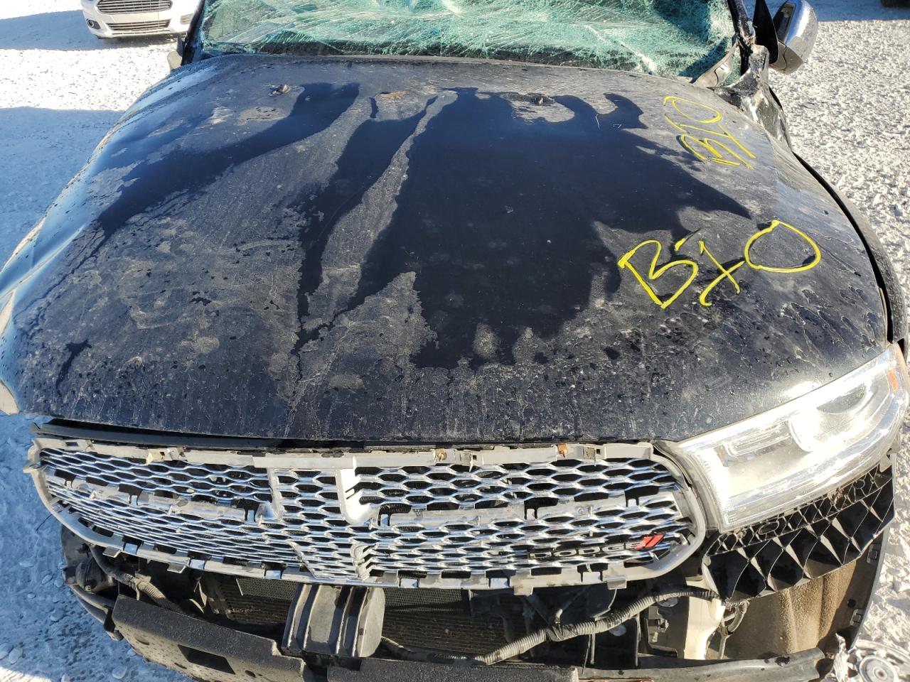 2014 Dodge Durango VIN 1C4RDJEG4EC594394 Copart auction photo, rollover / all over damage thumbnail 12