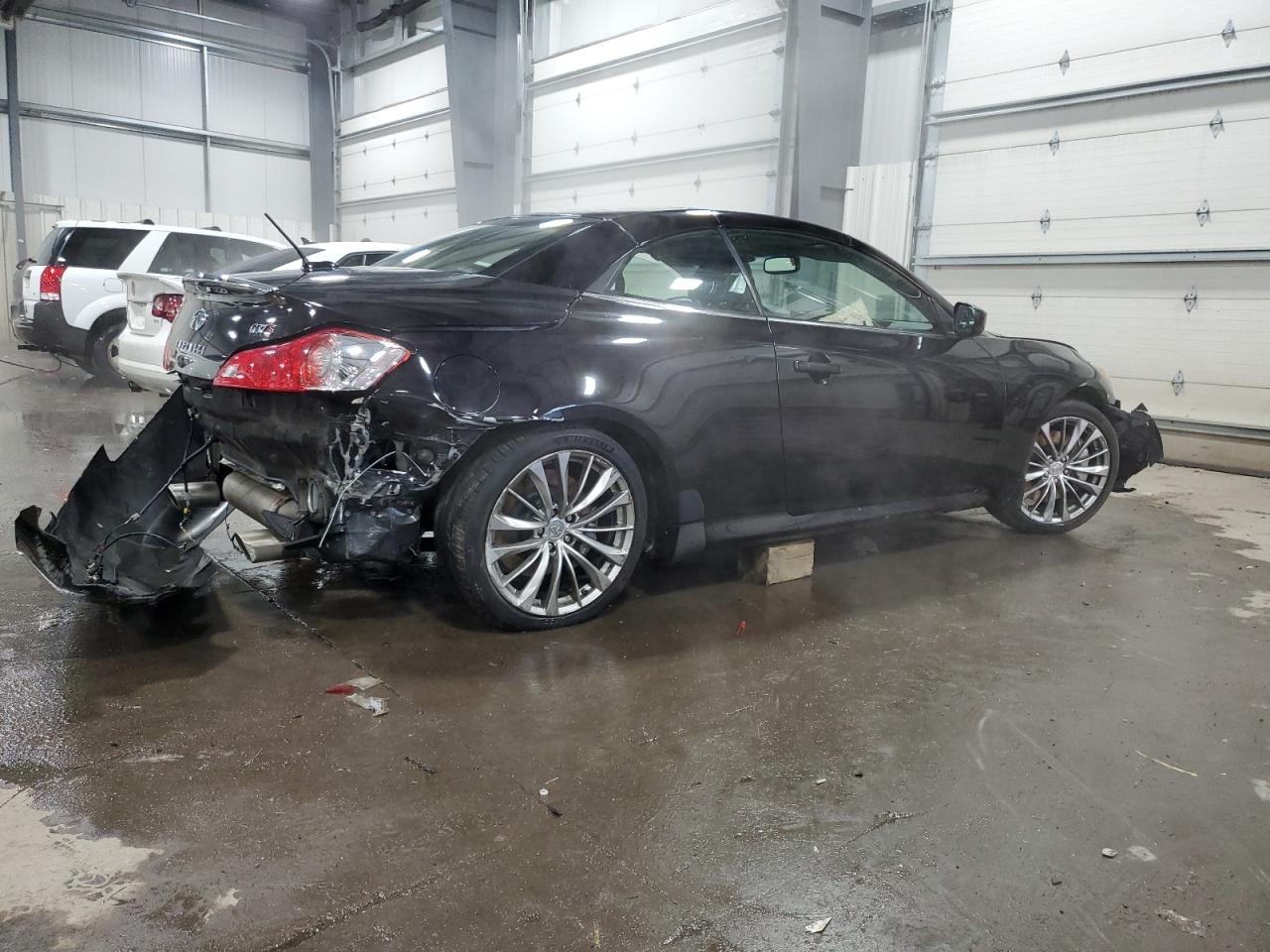 2012 Infiniti G VIN JN1CV6FE0CM201546 Copart auction photo, rear end / front end damage thumbnail 3