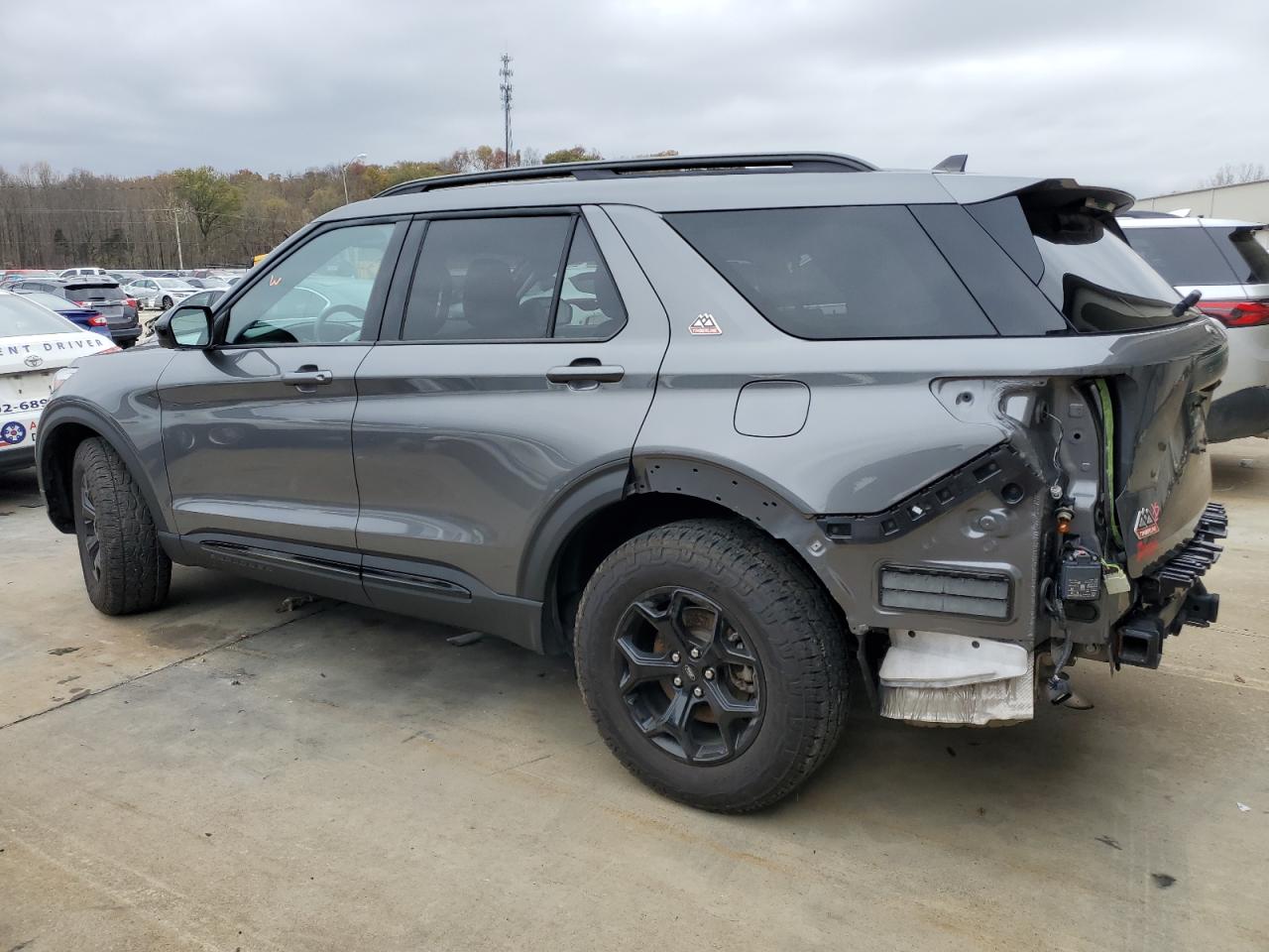 2023 Ford Explorer VIN 1FMSK8JH9PGA21285 Copart auction photo, rear end damage thumbnail 2