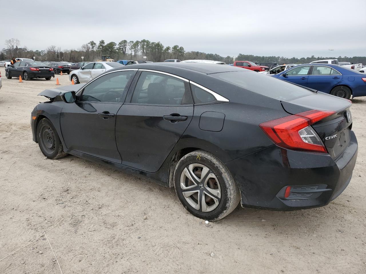2016 Honda Civic VIN 19XFC2F58GE057841 Copart auction photo, front end / minor dent/scratches damage thumbnail 2