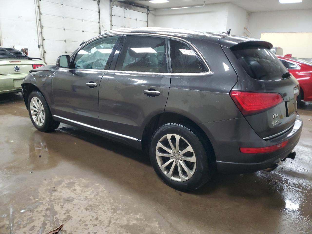 2015 Audi Q5 VIN WA1LFAFP1FA046116 Copart auction photo, front end / side damage thumbnail 2