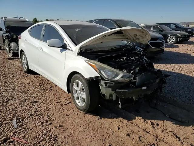 2015 Hyundai Elantra VIN 5NPDH4AE2FH650603 Copart auction photo, front end / side damage thumbnail 11