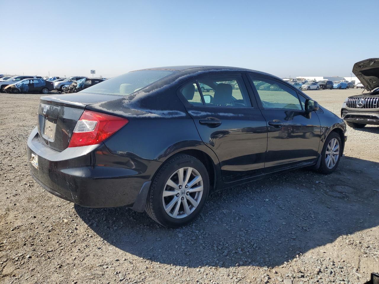 2012 Honda Civic VIN JHMFB2F82CS006452 Copart auction photo, front end / minor dent/scratches damage thumbnail 3