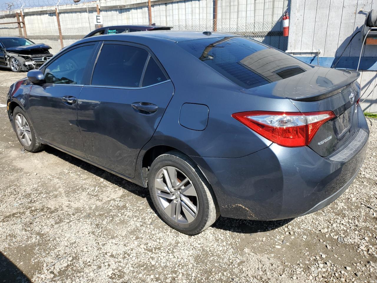 2014 Toyota Corolla VIN 5YFBPRHE9EP147732 Copart auction photo, rear end / side damage thumbnail 2