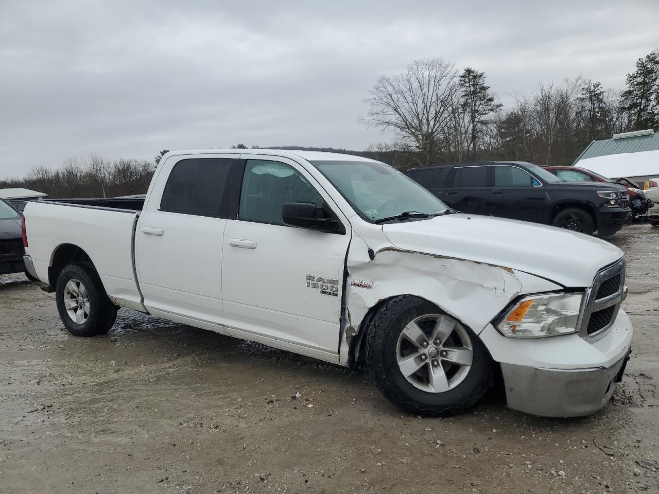 2021 RAM 1500 VIN 1C6RR7TT4MS521445 Copart auction photo, front end / undercarriage damage thumbnail 4