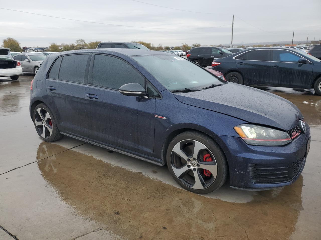 2017 Volkswagen GTI VIN 3VW447AU2HM049240 Copart auction photo, undercarriage damage thumbnail 4