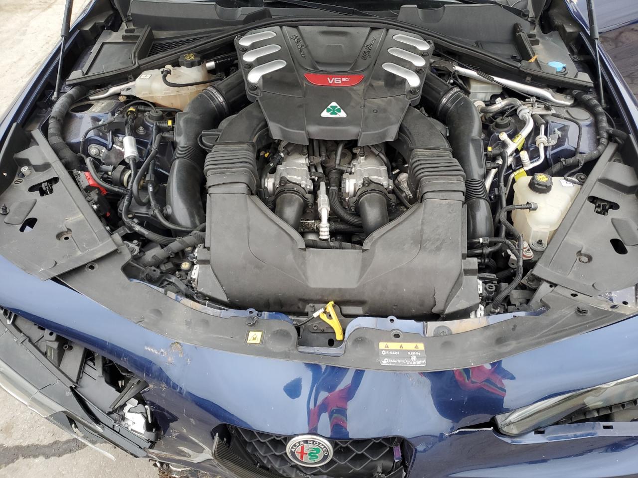 2017 Alfa Romeo Giulia VIN ZARFAEAV0H7548796 Copart auction photo, front end damage thumbnail 12