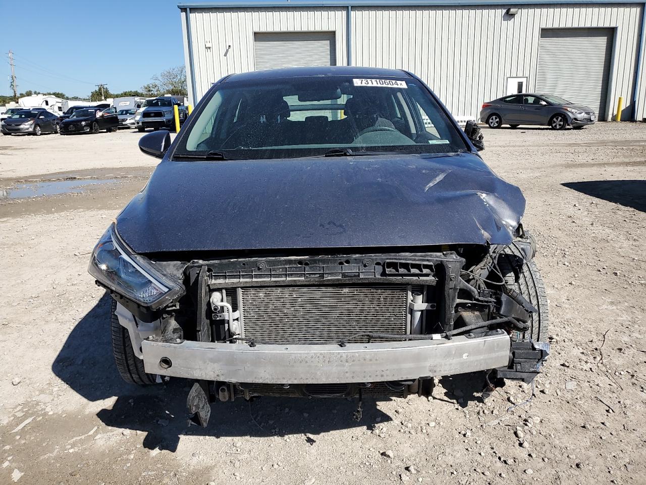 2017 Hyundai IONIQ VIN KMHC65LC7HU026853 Copart auction photo, front end damage thumbnail 5