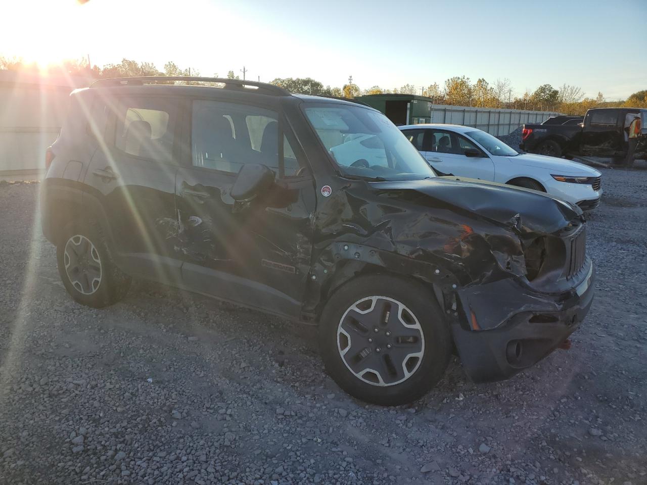 2016 Jeep Renegade VIN ZACCJBCT0GPD43309 Copart auction photo, side / front end damage thumbnail 4
