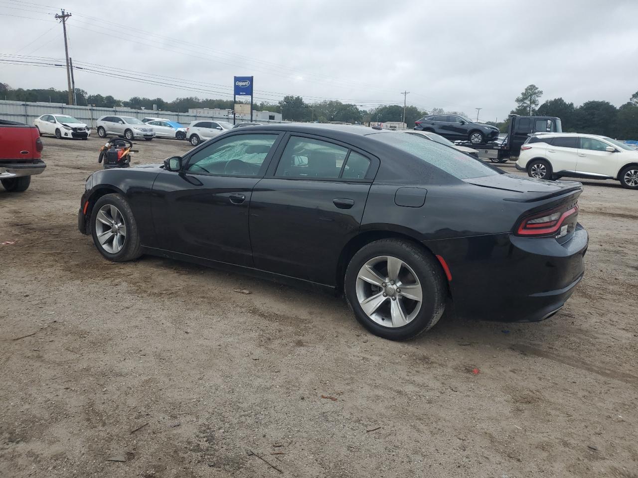 2015 Dodge Charger VIN 2C3CDXBG4FH732077 Copart auction photo, rollover damage thumbnail 2