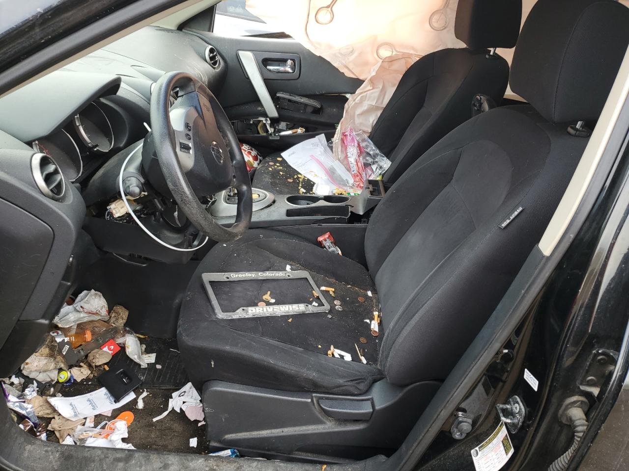 2010 Nissan Rogue VIN JN8AS5MT2AW016428 Copart auction photo, all over damage thumbnail 7