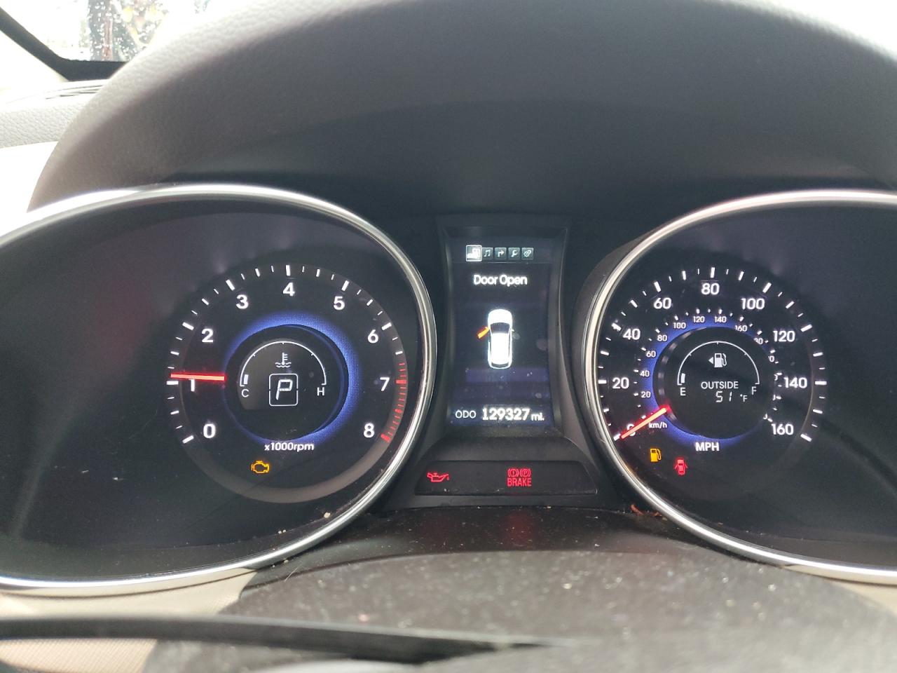 2014 Hyundai Santa Fe VIN KM8SR4HF6EU067101 Copart auction photo, mechanical / damage history damage thumbnail 9